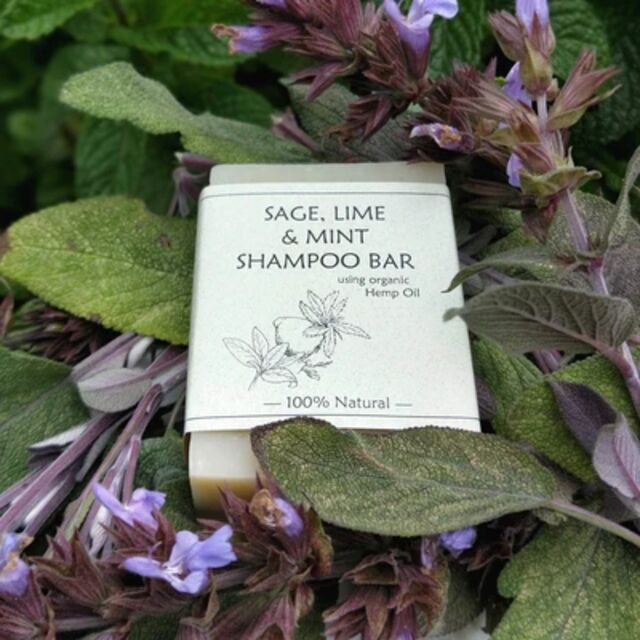 Sage, Lime and Mint Hair Shampoo Bar - Large