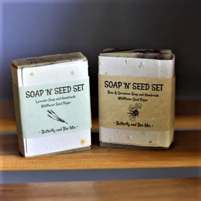Soap'n'Seed Set - Rose and Geranium