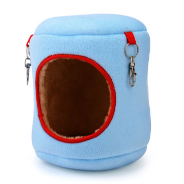 Flannelette Hanging Pet Nest - Blue
